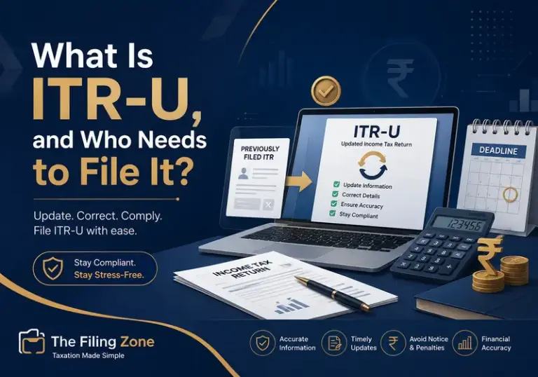What is ITR-U, and Who Needs to File It?