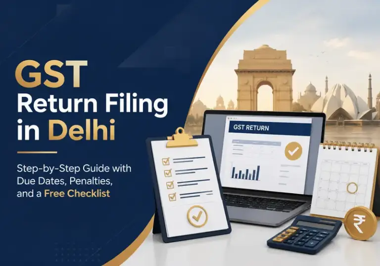 GST Return Filing in Delhi (2026): Step-by-Step Guide with Due Dates, Penalties, and a Free Checklist