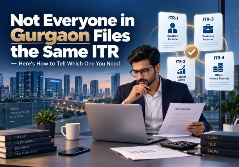 Not Everyone in Gurgaon Files the Same ITR — Here's How to Tell Which One You Need