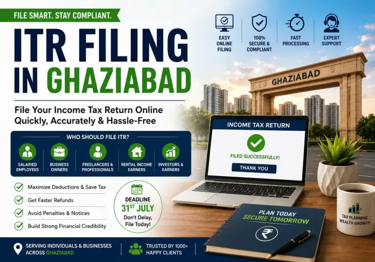 How to File Online ITR Filing in Ghaziabad